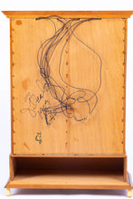 Load image into Gallery viewer, Dollhouse Miniature ~ Le Chateau Interiors & Judy Beals Tall Hand Painted Cabinet with Lights