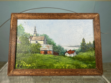 Load image into Gallery viewer, Artist OC Signed Country Side Painting OOAK