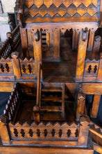 Load image into Gallery viewer, Asian Wooden Dollhouse