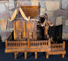 Load image into Gallery viewer, Asian Wooden Dollhouse