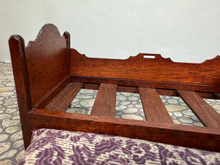 Load image into Gallery viewer, Vintage Artisan Paul Ki-kydd - Escutcheon Handmade Wooden Daybed With Mattress England UK
