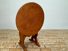 Load image into Gallery viewer, Vintage Artisan Carl Anderson Handmade Tilt Top Table / Chair