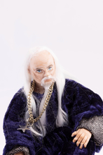 Load image into Gallery viewer, Wizard Doll by Fern Vasi - Kneeling Position on Book Prop