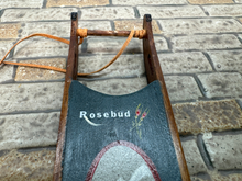 Load image into Gallery viewer, Artisan Janet Bailey Signed OOAK Handpainted Wooden Sled