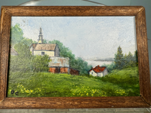 Load image into Gallery viewer, Artist OC Signed Country Side Painting OOAK