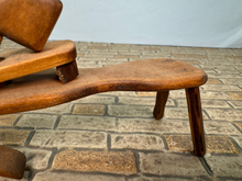 Load image into Gallery viewer, Artisan Handmade Sir Thomas Thumb Vintage Shaving Horse Woodworking Tool