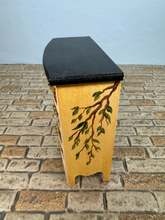 Load image into Gallery viewer, Vintage Artisan Handmade Hand Painted Safari Theme Dresser Zebra & Jaguar