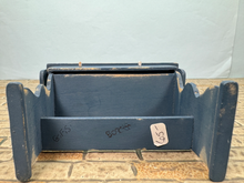 Load image into Gallery viewer, Artisan Handmade Signed Blue Rustic Desk