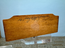 Load image into Gallery viewer, Vintage Artisan Cindy Malon 1991 Handmade Signed Shelf