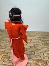Load image into Gallery viewer, Artisan Handmade Porcelain Native American Girl Doll