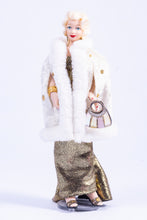 Load image into Gallery viewer, Terrific Platinum Blonde 1930's Dressed Porcelain Doll - Similar to Marilyn Monroe