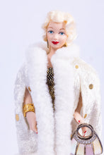 Load image into Gallery viewer, Terrific Platinum Blonde 1930's Dressed Porcelain Doll - Similar to Marilyn Monroe
