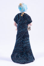 Load image into Gallery viewer, 1920's - 30's Wonderful Blue Hair Porcelain Doll