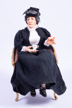Load image into Gallery viewer, Hand Sculpted Lady Doll Having A Cup of Tea