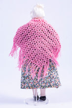 Load image into Gallery viewer, Hand Sculpted Older Woman Doll with Bird