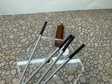 Load image into Gallery viewer, Vintage Artisan Handmade Leather Golf Bag & Metal Clubs Set