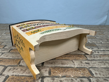 Load image into Gallery viewer, Vintage Artisan Handmade Hand Painted Safari Theme Dresser Zebra & Jaguar