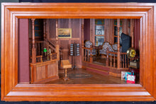 Load image into Gallery viewer, Hotel Lobby Roombox Made by Peter Kendall in Nic Nichols Class