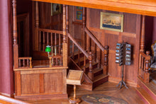 Load image into Gallery viewer, Hotel Lobby Roombox Made by Peter Kendall in Nic Nichols Class