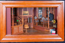 Load image into Gallery viewer, Hotel Lobby Roombox Made by Peter Kendall in Nic Nichols Class