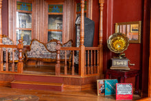 Load image into Gallery viewer, Hotel Lobby Roombox Made by Peter Kendall in Nic Nichols Class