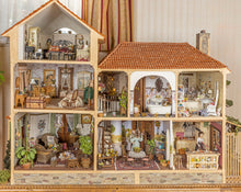 Load image into Gallery viewer, Spanish / Mediterranean Dollhouse By Ursula Sauerberg
