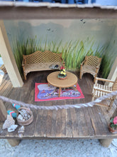 Load image into Gallery viewer, Dollhouse Miniature ~ 1:24 Scale, Decorated Boat Nautical Roombox Display