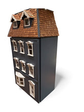 Load image into Gallery viewer, Blue Townhouse Front Opening Dollhouse
