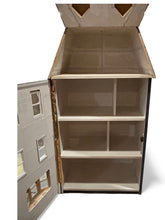 Load image into Gallery viewer, Blue Townhouse Front Opening Dollhouse