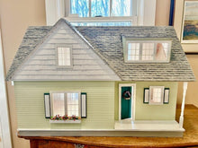 Load image into Gallery viewer, Cream Painted Mid Century Modern Dollhouse ~ 4 Rooms