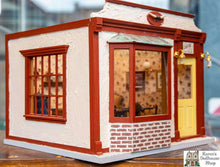 Load image into Gallery viewer, Dollhouse Miniatures ~ Billiards & Poker Decorated Roombox
