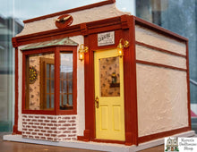 Load image into Gallery viewer, Dollhouse Miniatures ~ Billiards & Poker Decorated Roombox