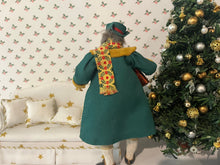 Load image into Gallery viewer, Dollhouse Miniatures ~ Jolly Christmas Gentleman Doll w/ Gifts Holiday Festive