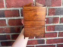 Load image into Gallery viewer, Dollhouse Miniatures ~ Roger Gutheil 2003 Wooden Mirrored Open Shelf with Drawers