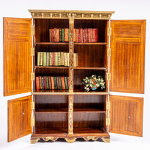 Load image into Gallery viewer, Dollhouse Miniature ~ Incredible Wardrobe with Brass by Rohit Khanna of India - From the Estate of Lee Lefkowitz