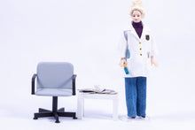 Load image into Gallery viewer, Dollhouse Miniature  ~ Terrific Hair Salon with Hand Sculpted Dolls & Accessories - From Ursula Sauerberg Estate