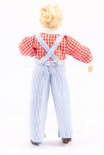 Load image into Gallery viewer, Dollhouse Miniature ~ BTB Marcia Backstrom young Boy in Overalls