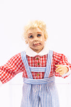 Load image into Gallery viewer, Dollhouse Miniature ~ BTB Marcia Backstrom young Boy in Overalls