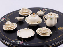 Load image into Gallery viewer, Dollhouse Miniature ~ Signed RA Porcelain 24 Piece Dinner Service - Beautiful