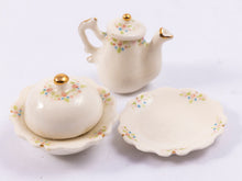 Load image into Gallery viewer, Dollhouse Miniature ~ Signed RA Porcelain 24 Piece Dinner Service - Beautiful