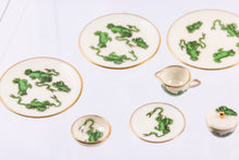 Load image into Gallery viewer, Dollhouse Miniature ~ Signed Marie Friedman Porcelain 38 Piece Asian Decorated Dinner Service - Beautiful