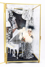 Load image into Gallery viewer, Dollhouse Miniature  ~ Terrific Hand Sculpted Woman with Piano - From Smith Estate