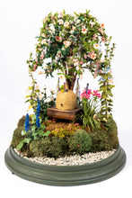 Load image into Gallery viewer, Dollhouse Miniature ~ Todd Krueger Elf Under Beautiful Tree in Dome