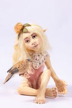 Load image into Gallery viewer, Dollhouse Miniature ~ Todd Krueger Elf Under Beautiful Tree in Dome