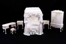 Load image into Gallery viewer, Dollhouse Miniature ~ IGMA Carol Young 1994 Six Piece Canopy Bedroom Set