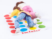 Load image into Gallery viewer, Dollhouse Miniature ~ TWO! Hand Sculpted Young Girls Playing Twister