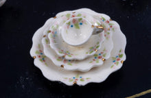 Load image into Gallery viewer, Dollhouse Miniature ~ Signed RA Porcelain 24 Piece Dinner Service - Beautiful