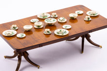 Load image into Gallery viewer, Dollhouse Miniature ~ Signed Marie Friedman Porcelain 38 Piece Asian Decorated Dinner Service - Beautiful