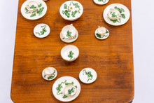 Load image into Gallery viewer, Dollhouse Miniature ~ Signed Marie Friedman Porcelain 38 Piece Asian Decorated Dinner Service - Beautiful