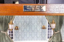 Load image into Gallery viewer, Dollhouse Miniature ~ Lawbre Undecorated Roombox with Jim Pounder Lighting & Lilli Ann Hamilton Drapery - From Lee Lefkowitz Estate